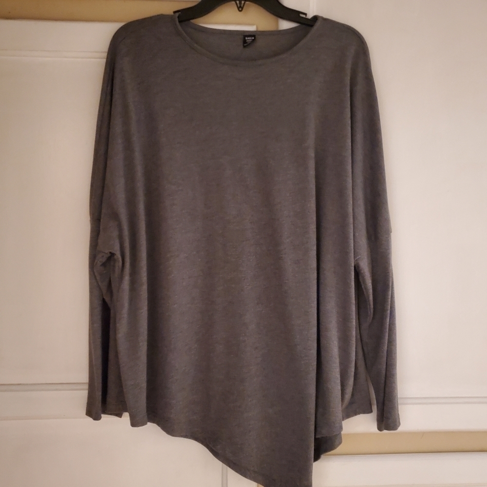 SHEIN Drop Shoulder Bandana Hem T-shirt - Picture 6 of 10
